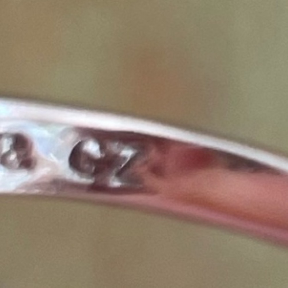 Solid Silver And Cz Ring Nwot - image 4